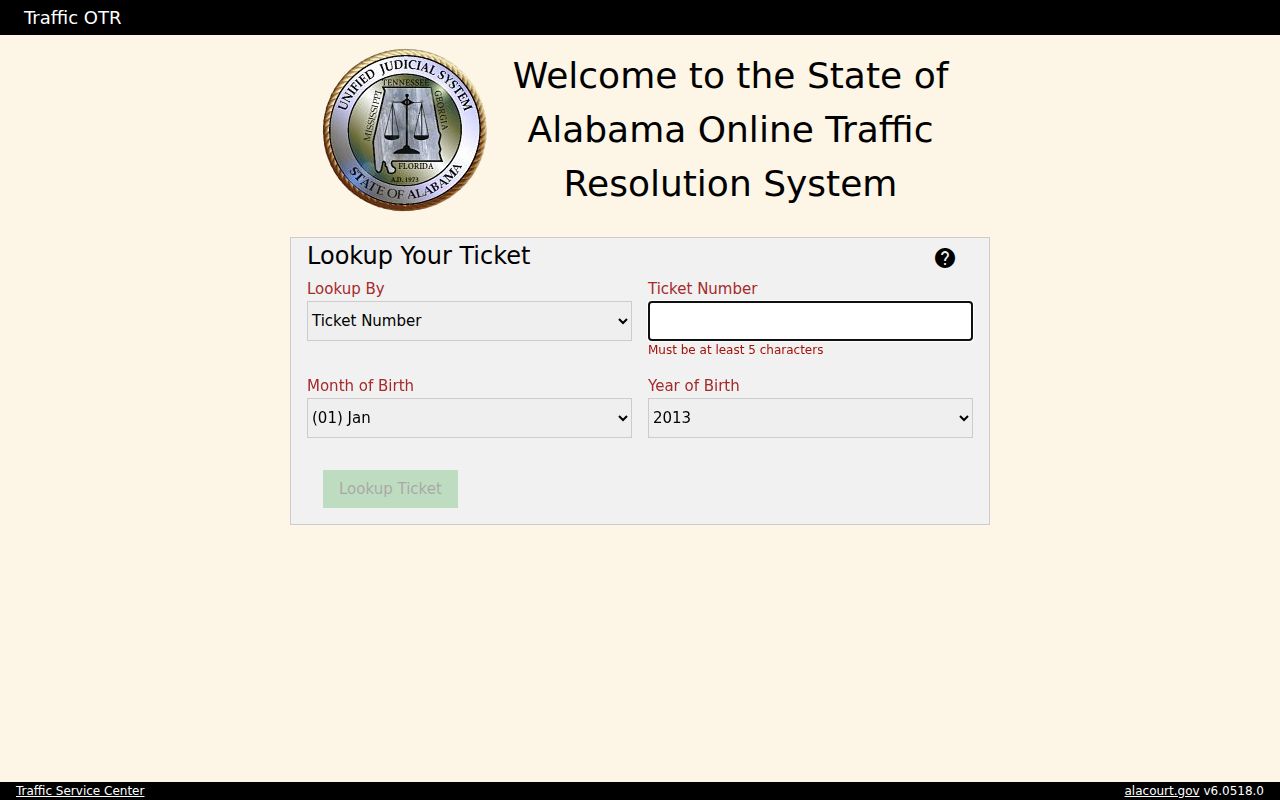 Mobile County traffic court records online resolution lookup